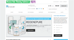 Desktop Screenshot of hairlosslabs.com